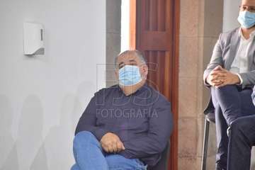 La presentación del Plan de Reactivación Económica y Social de Telde tuvo lugar este lunes en la ermita de San Pedro Mártir (Foto Francisco Javier Santana)